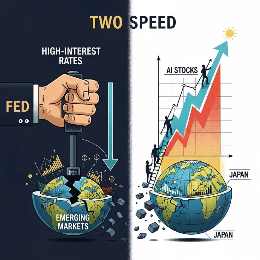 โลกสองขั้ว: เฟดคงดอกเบี้ยสูง สวนทางตลาดเกิดใหม่ | โอกาสซ่อนอยู่ในหุ้น AI และญี่ปุ่น?