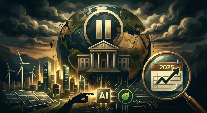 เฟดหยุดดอกเบี้ย! โลกเสี่ยงถดถอย? ชี้เป้าลงทุน AI-พลังงานสะอาดโค้งสุดท้ายปี 2568