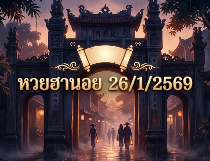 วิเคราะห์หวยฮานอย 26/1/2569