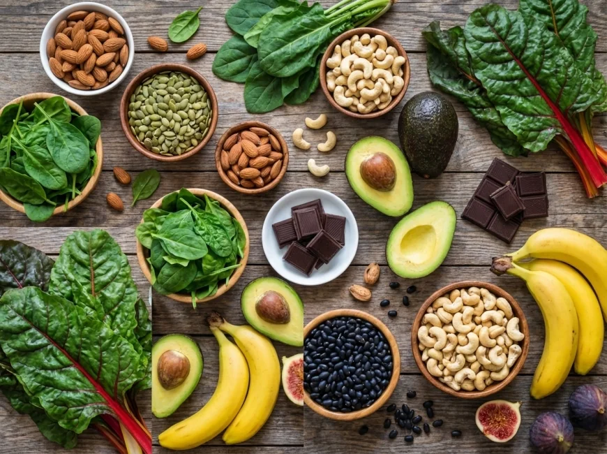 แหล่งอาหารธรรมชาติที่มีแมกนีเซียมสูง