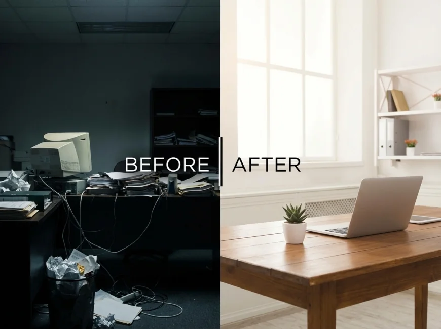 การเปรียบเทียบก่อนและหลังการรีเซ็ตชีวิต