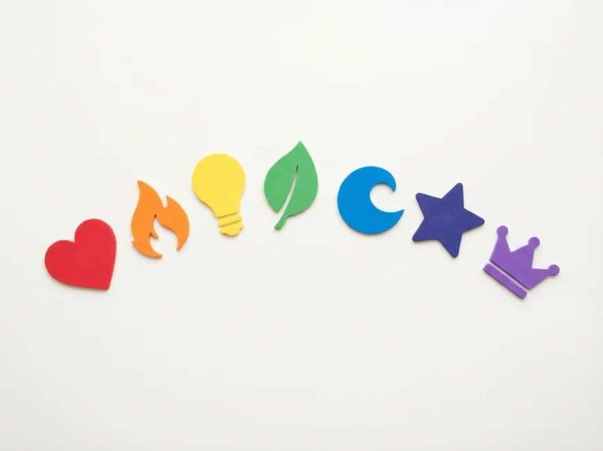 สัญลักษณ์แทนบุคลิกภาพตามจิตวิทยาสี