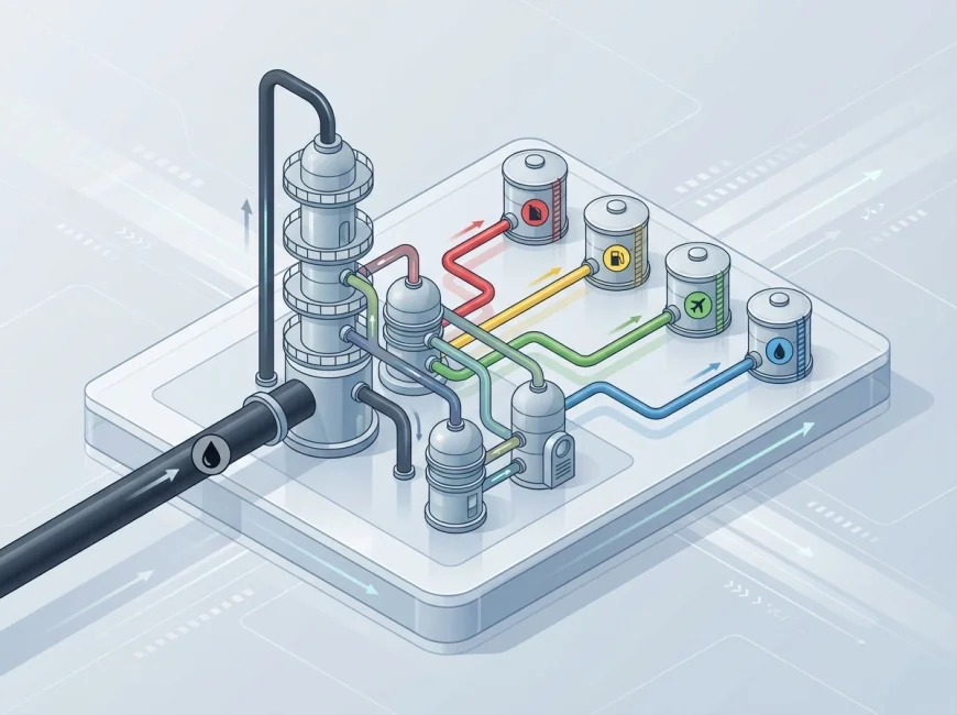 กระบวนการกลั่นน้ำมันและคุณภาพน้ำมันดิบ